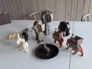 Elefantfigurer.