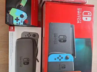 Nintendo Swift i originale æsker. 7 spil, taske
