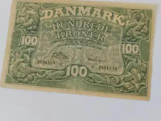 💯. 100 kr fra 1956