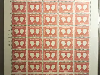 HELE ARK POSTFRISK L089 AFA 458 10 JUNI 1967 50Stk