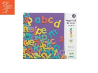 Magnetiske bogstaver fra Djeco (str. 22 x 19 x 3 cm)