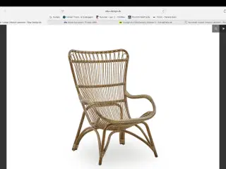 Lænestol i Rattan