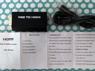 PS/2 til HDMI adapter