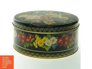 Dekorativ Vintage opbevaringsdåse med blomsterdesign fra Ira (str. Ø 23 cm)