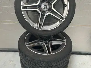 Dæk/vinter & Fælge 18” original Mercedes