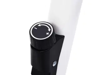 Motionscykel med båndmodstand hvid