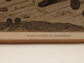 Wilhelm Marstrand: Papir litografi på pap.År 1898 
