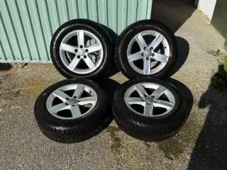 Vinterdæk på fælge. 