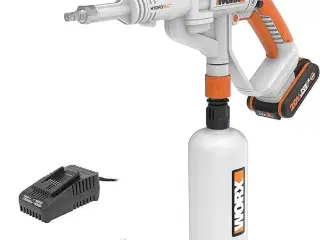 1 palle (60 stk) WORX 20V Højtryksrenser/Desinfektionssprøjte WP650E – Trådløs og effektiv rengøring med højtryksdyse