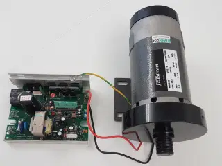 2 hp 180v dc motor med kontroller.