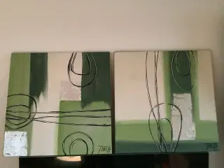 Malerier  60x60 cm