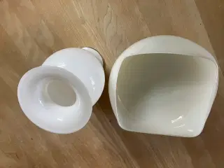 Holmegård vase og skål