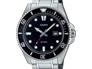 Herreur Casio MDV107D1A1VDF - armbåndsur i rustfrit stål, sort skive