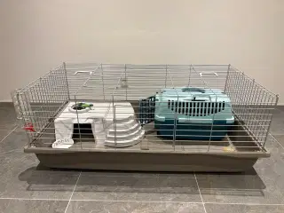 Kaninbur med tilbehør