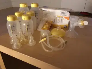 Medela flasker til brystmælk + tilbehør