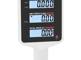 Butiksvægt – 15 kg / 2 g – LCD på stang