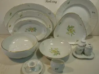 B&G Klitrose kaffe-spisestel til pris pr del fra