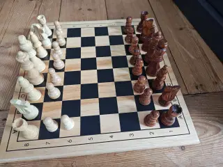 Skak Brætspil i træ