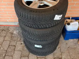 Vinterdæk på originale Audi alu fælge
