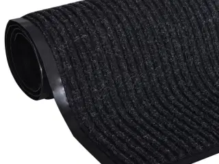 Dørmåtte PVC 120 x 180 cm sort