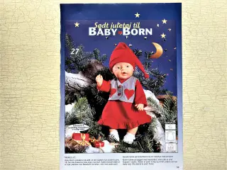 Sødt juletøj til Baby Born og Build-a-Bear