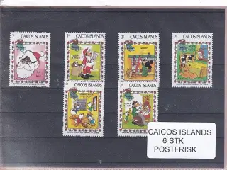 Caicos Islands - 6 Stk. - Postfrisk