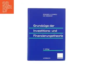 Grundzüge der investitions- und finanzierungstheorie (bog)