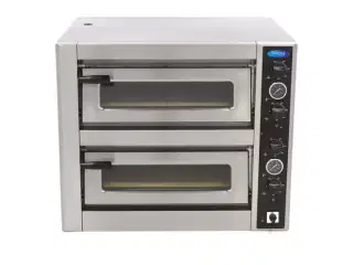  Deluxe Dobbelt Pizzaovn 4 + 4 x 30 cm – 400 V