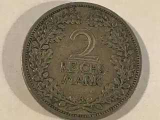 2 Reichsmark 1925 A Germany