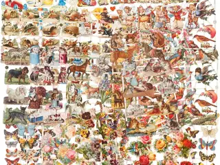 Glansbilleder Helårs 30 ark 16,5x23,5 cm