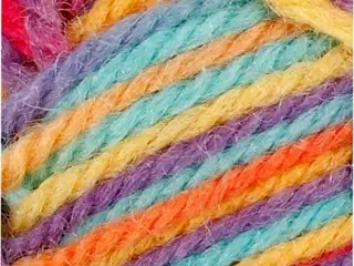 Melbourne Uldgarn 50g - Multifarvet Kvalitetsgarn