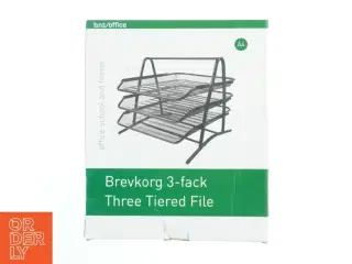 Brevbakke med 3 udtrækkelige bakker (str. A 4)
