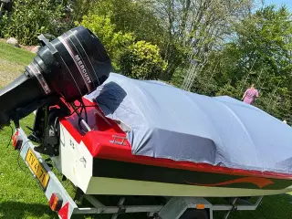 Speedbåd. 16 fod. 75 hk