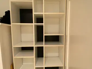 Hvid reol - 185 x 92 x 30 cm