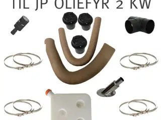 Bådmonteringssæt for JP 2KW OLIEFYR incl. tank