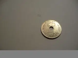 mønt fra 1974 25 øre 