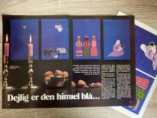 Broderimønster: Dejlig er den himmel blå