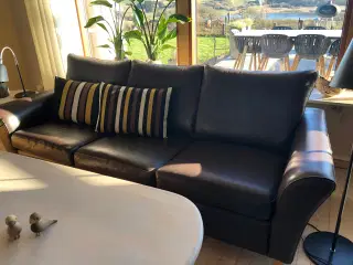 Hjort Knudsen læder sofa