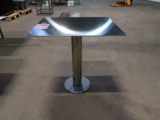 Demo bordplade inkl bordben 2 pers. 700 x  700 x 700 mm
