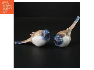 Porcelænsfigurer af fugle fra B&G (str. 13 x 5 cm)