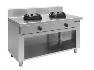 Gas wok komfur – 2 blus 2 x 21 kW 