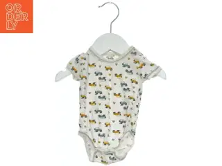 Kortærmet bodystocking med biltryk fra BeKids (str. 50)