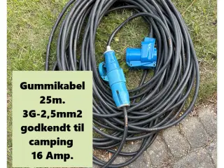 Gummikabel til camping