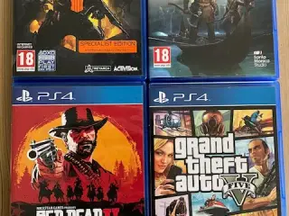 PS4 Slim med spil