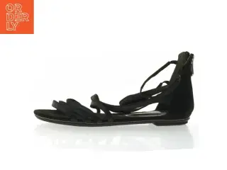 Sorte sandaler fra Marco Tozzi (str. 38)