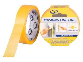 HPX masking fine line tape orange 25mm x 25m