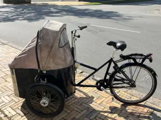 Ladcykel Nihola med 5 gear og kaleche