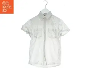 Hvid kortærmet skjorte fra Vertbaudet (str. 128)