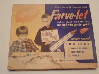 Jørgen Clevin:Farve-let, et vintage tegne/lære sæt