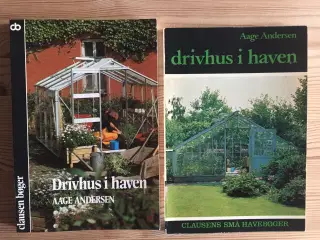Clausen bøger om drivhus i haven